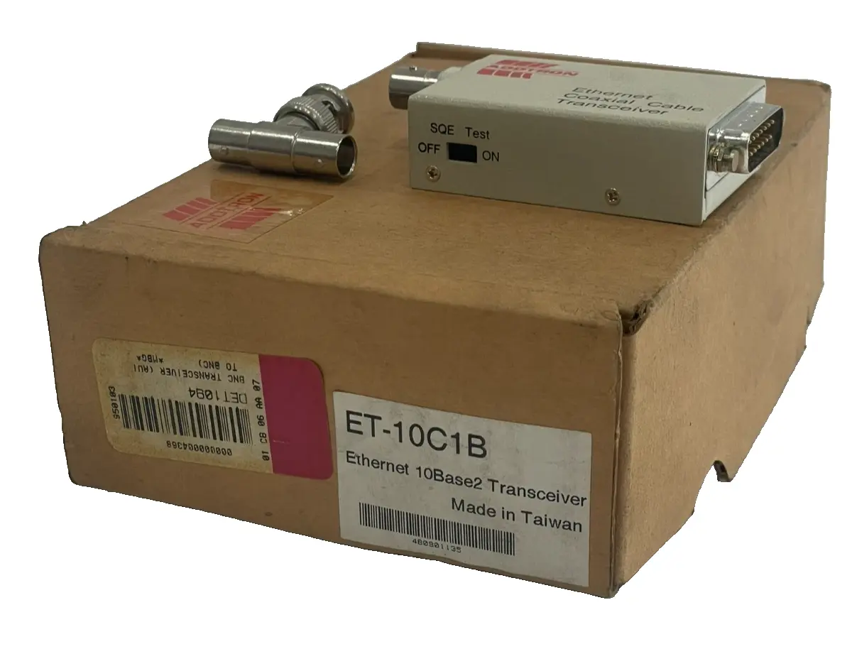 NEW ADDTRON ET-10C1B COAXIAL CABLE TRANSCEIVER ET10C1B