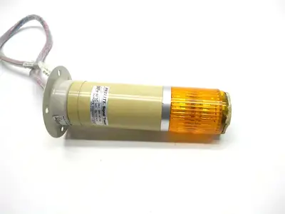 Used PATLITE SIGNAL TOWER AMBER LIGHT 24V AC/DC 2W / 1STACK Lighting | Maverick Industrial Sales #1107619