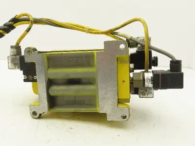 Ross Controls DM2CNA54A21 Double Solenoid Valve W/ Base Assembly 24VDC 30-120PSI