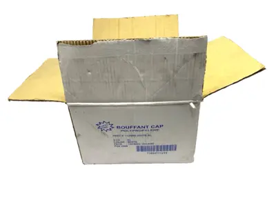 112NWI-WHITE-XL | Bouffant Cap Polypropylene Beard Cover 21" LOT OF 800 - New – Open box