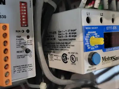 40hp, 600V, 100A, FVNR Starter, Size 3