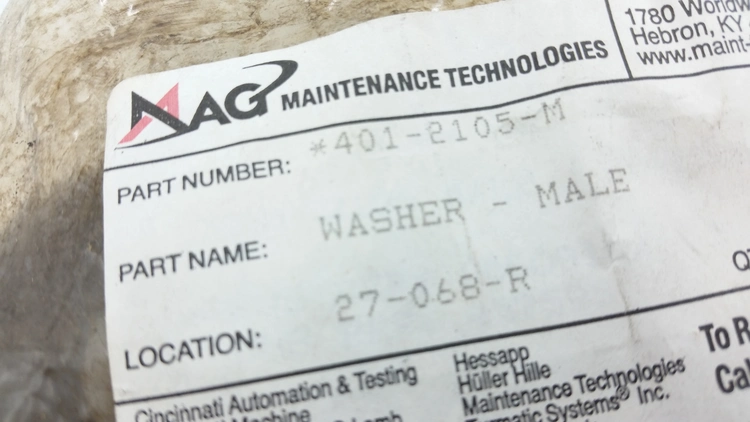 Used _UNKNOWN_ 401-2105-M Hardware Washers Alabama US | Transamerican Equipment Company #712685
