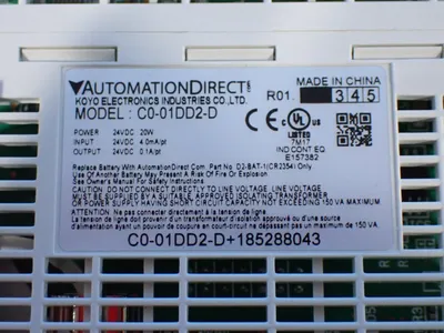 New | in-Stock AUTOMATION DIRECTO C001DD2D+ Programmable Logic Controllers Ohio US | HGR 24 #1069520