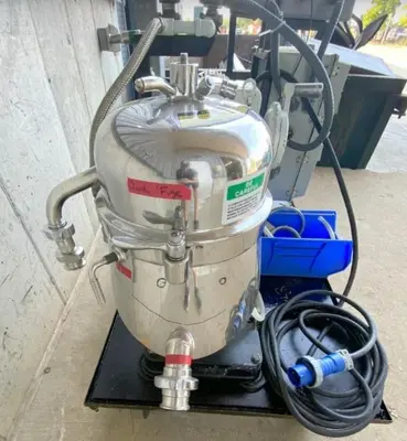 Westfalia SAOH 205 pilot plant separator, 316SS.