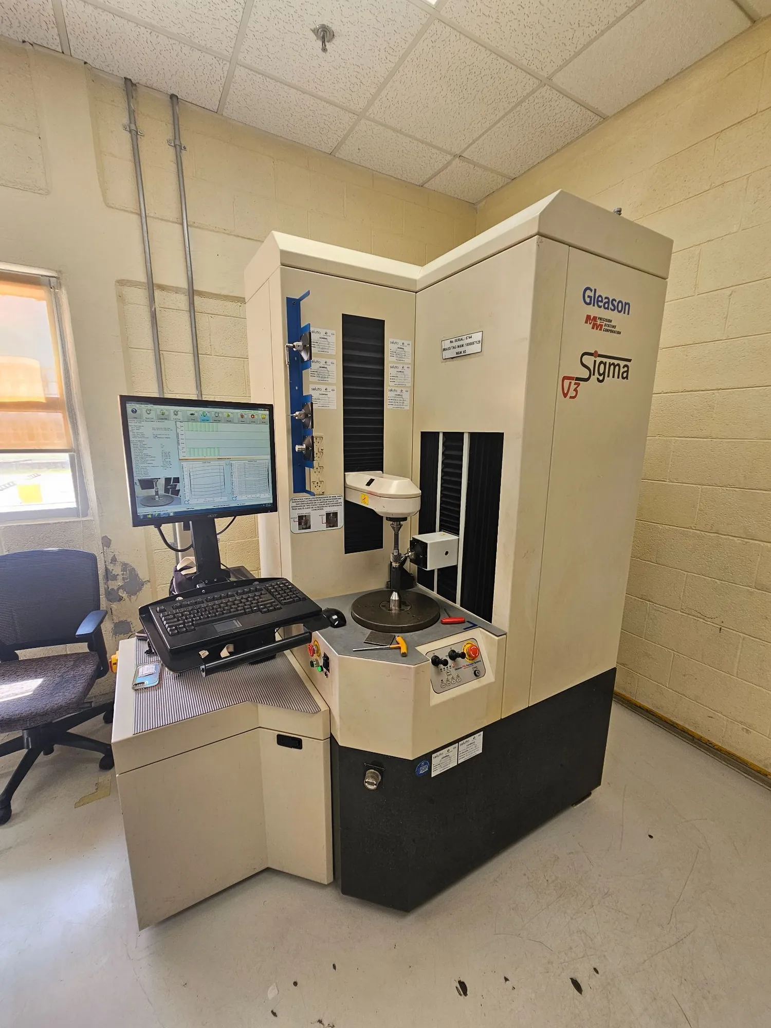 Used 2008 GLEASON SIGMA V3 Gear Testers Michigan US | Gibbs Machinery Company, Inc. #1585042