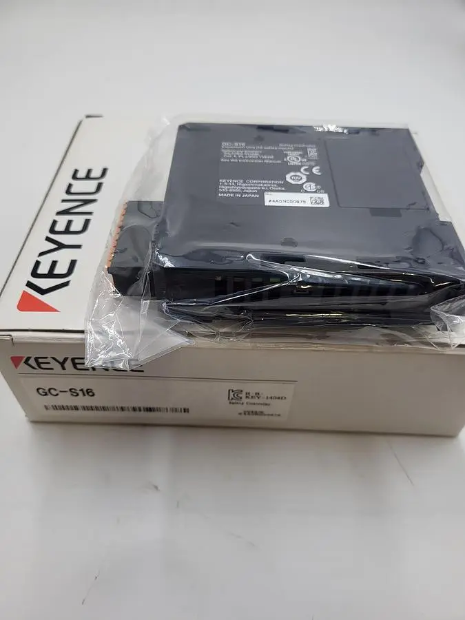New | in-Stock KEYENCE KEYENCE GC-S16 SAFETY CONTROLLER EXPANSION UNIT 16 SAFETY INPUTS PLC Expansion Units Michigan US | ND Industrial Surplus #1226706