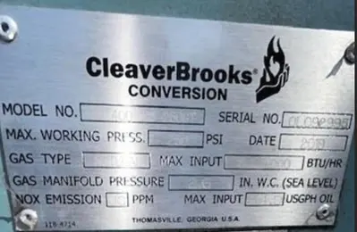Used 2019 CLEAVER BROOKS CB 400-125-250 ST Boilers Florida US | C3 SURPLUS LLC #1502437