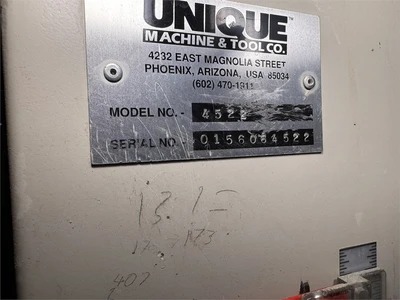 Used UNIQUE 4522 Woodworking Combination Machines Texas US | MachineryMax #1490069