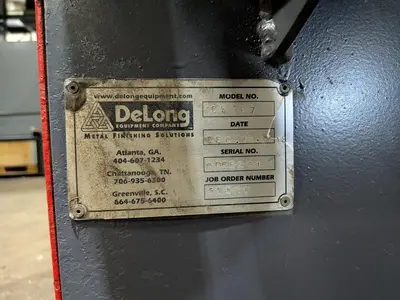 Used 2012 DELONG SUPER 7 Tumble Shot Blaster (Tumblast) Pennsylvania US | Shot Blasting Equipment #235532