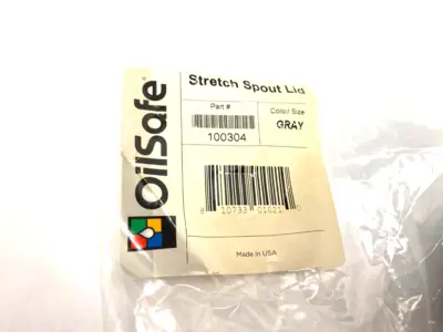 New | in-Stock OILSAFE STRETCH SPOUT LID, GRAY Misc Industrial Equipment | Maverick Industrial Sales #1103760