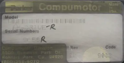 USED PARKER AH-DRIVE-R COMPUMOTOR AHDRIVER REV.2M