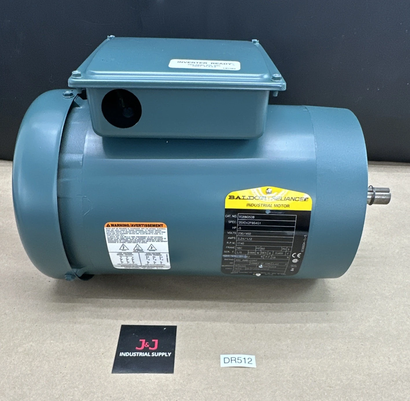 NEW Baldor VUHM3538