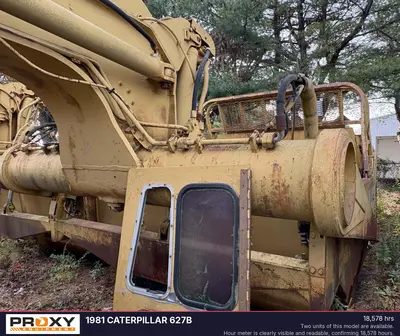 Used 1981 CATERPILLAR 627B Scrapers New Jersey US | Proxy Equipment #1380642