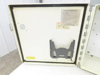 Hoffman A202008LP Electrical Enclosure Control Panel 20x20x8" Back Plate JIC