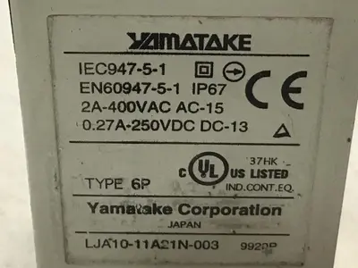 USED YAMATAKE LJA10-11A21N-003