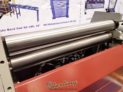 New | in-Stock GMC HBR-0625 Plate Bending Rolls including Pinch California US | Sterling Machinery Exchange #1465795