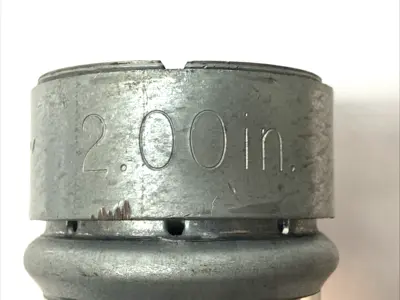 USED INSTALOK COMPRESSION COUPLING 2" OD 4" OAL LOT OF 2