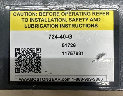 NEW BOSTON GEAR 724-40-G