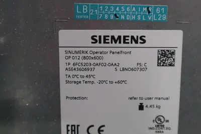 Siemens SINUMERIK 6FC5210-0DF24-2AA0 PCU 70, 1,2GHz STOCK 1383C