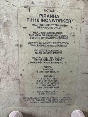USED PIRANHA PII-110