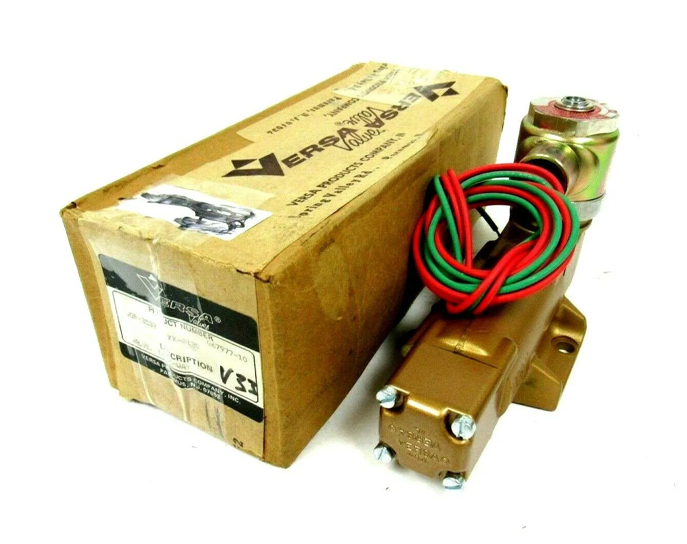 NEW VERSA VALVES VGS-3532-CA-XX-A120 SOLENOID VALVE VGS3532CAXXA120