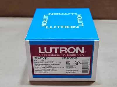 New | in-Stock LUTRON NTSTV-DV-WH Switchgears British Columbia CA | Lenmark #241115