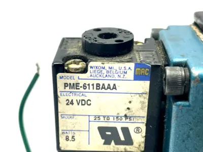 6511B-311-PM-601DA | MAC Valves  Solenoid Valve Assembly PME-611BAAA - Used