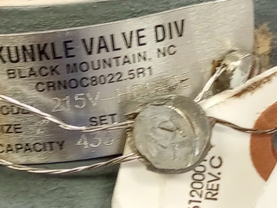 NEW Kunkle 215V-H01AQE-10.0