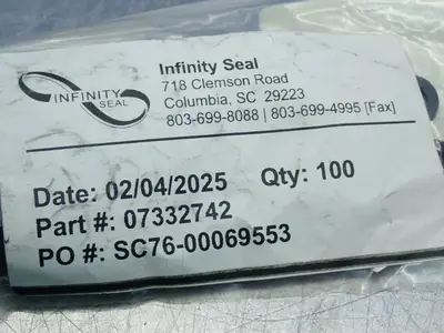 Unknown Assorted Gasket, Seal, O-ring Lot