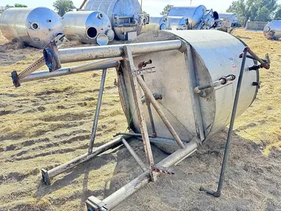 Tank, 750 Gallon, 316 Stainless Steel, Jacketed, Agitated, #5991050
