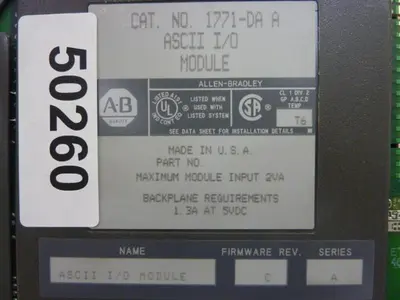 USED ALLEN BRADLEY 1771-DA SER A