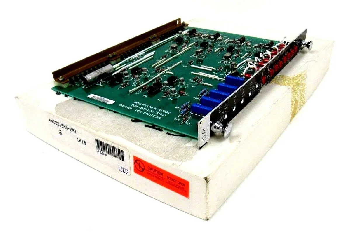 USED GENERAL ELECTRIC 44C331883-G01 VOLTAGE BOARD REV.1A1B 44C331883G01
