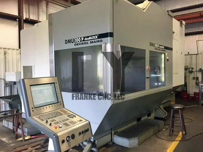 Used 2004 DMG MORI DECKEL MAHO DMU100P DUOBLOCK Vertical Machining Centers (5-Axis or More) | FRANKE CNC, LLC #1382438