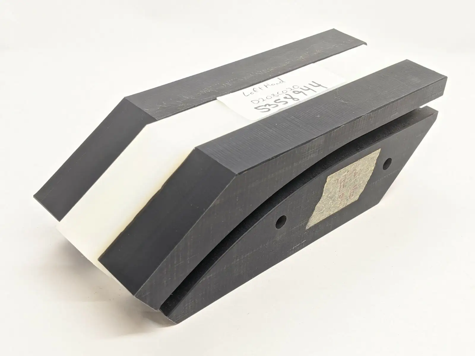 75-208C384 | Milled Track Wearstrip 7-5/8" x 1" x 2-1/2" D208C020, 3 PIECE SET - New Other