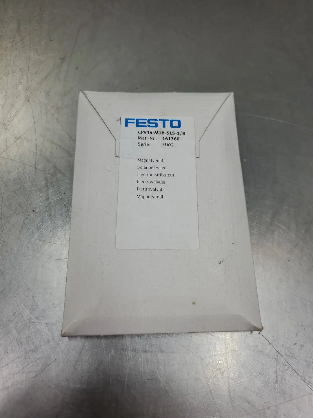 Festo CPV14-M1H-5LS-1/8 Air Solenoid Valve (161360) 6D-2