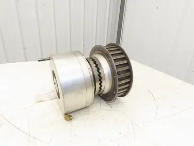 Pneumatic Air Operated Clutch Brake Shaft Mount with Belt Pulley 2" Bore