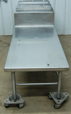 142-0828 93" x 26" Stainless Steel Heavy Duty Equipment Table