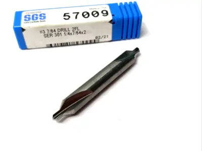 USED SGS, KYOCERA COUNTERSINK #3 7/64" DIA, 118 DEGREE, 2 FLUTE