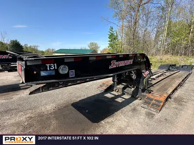 Used 2017 INTERSTATE 51 FT X 102 IN Lowboy Trailers Pennsylvania US | Proxy Equipment #1388771