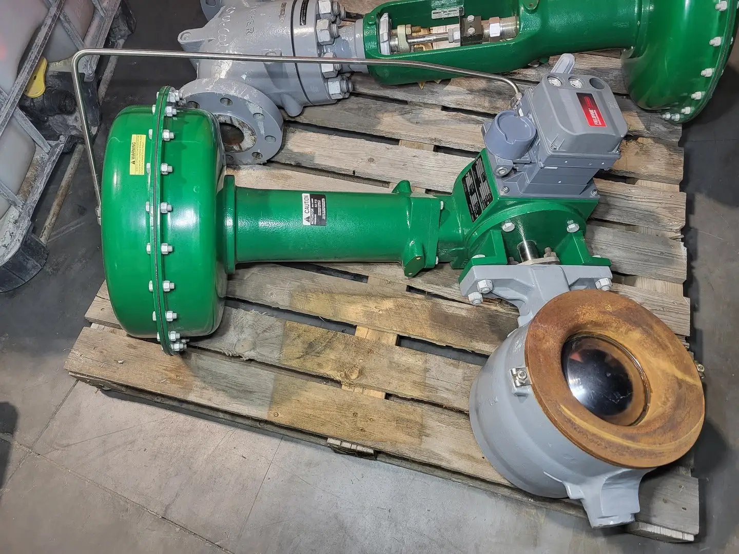 8" Class 600 Control Valve V200 w/ Size 60 Actuator 1051