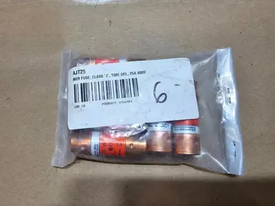 Used FERRAZ SHAWMUT AJT25 Fuses British Columbia CA | Lenmark #1488980