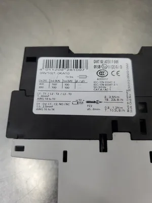 Used Siemens 3RV1021-0KA10 SIRIUS Motor Starter Contactor, 1.25A Starters South Carolina US | Palmetto Automation #1158915
