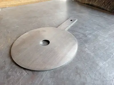 4" Paddle Orifice Plate Upstream 1.06"