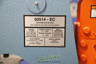 New | in-Stock SCOTCHMAN 50514-EC Ironworkers California US | Sterling Machinery Exchange #1465416