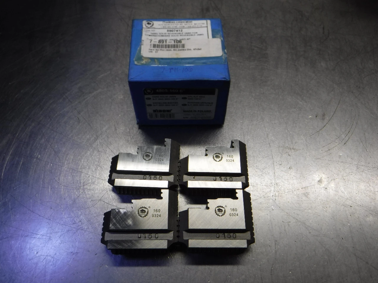 Bison Hard Solid Reversible Jaws For 6" Combination Chuck 7-891-106 (LOC897)