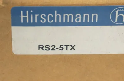 NEW HIRSCHMANN RS2-5TX ETHERNET SWITCH 5 PORT RS25TX