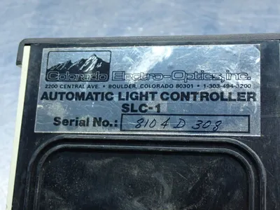 Used COLORADO ELECTROOPTICS SLC1 Light Source Equipment Ohio US | HGR 24 #883026