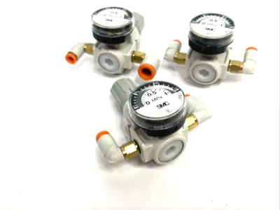 Used SMC Miniature Modular Regulator M5 Ports AR Mass Pro, LOT OF 3 Air Pressure Regulators Michigan US | Maverick Industrial Sales #1397621