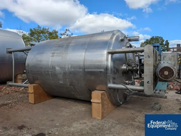 Used Feldmeier 3,000 Gal DCI Twin Motion Kettle, 316 S/S, 150# Stainless Steel Tanks Ohio US | Federal Equipment Company #127479