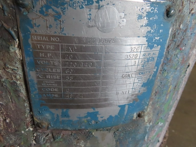 Morehouse Cowles Stone Mill, 20 HP, stainless steel